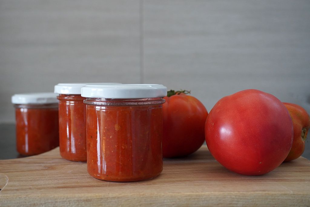 Tomatenketchup fertig