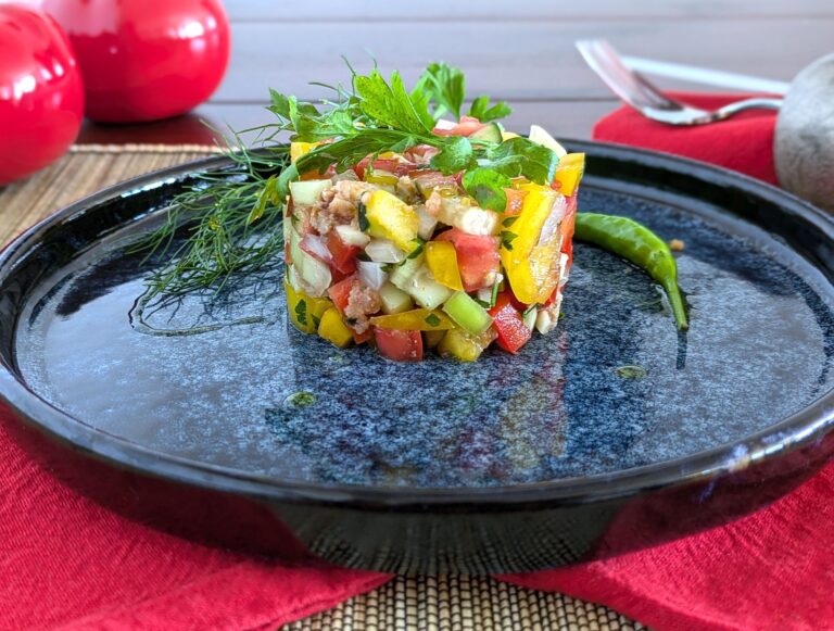 Sommertatar à la Gazpacho
