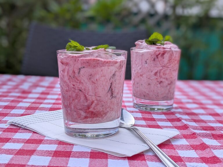 Zwetschken-Fool im Glas