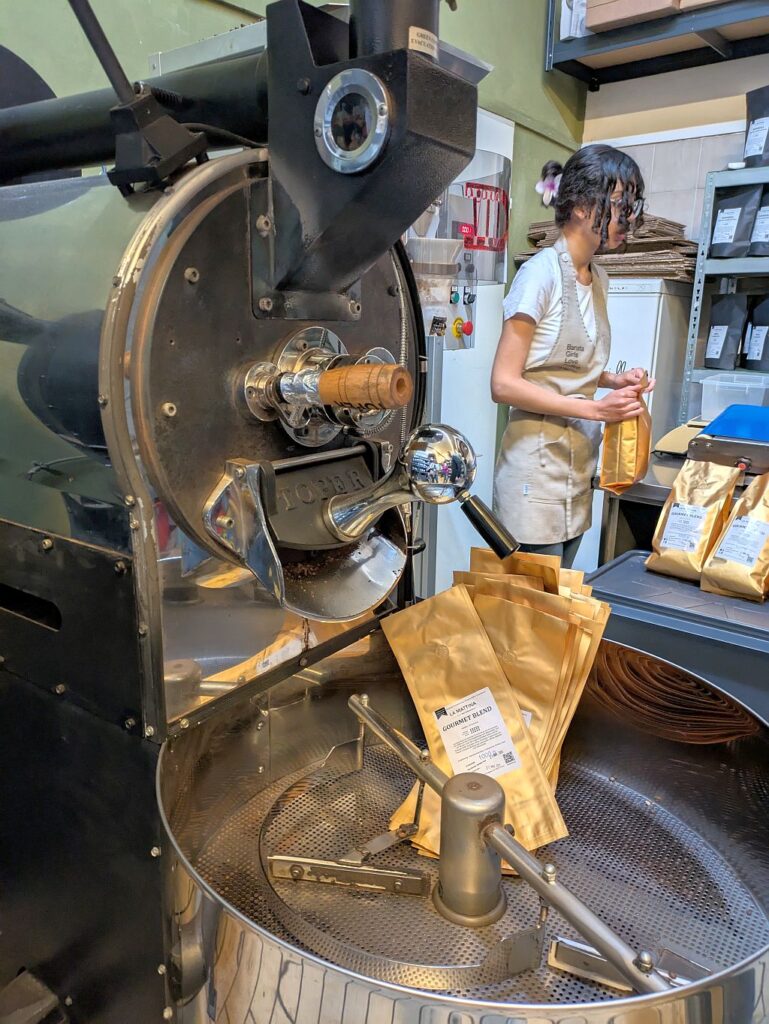Trommelröstung im La Mattina