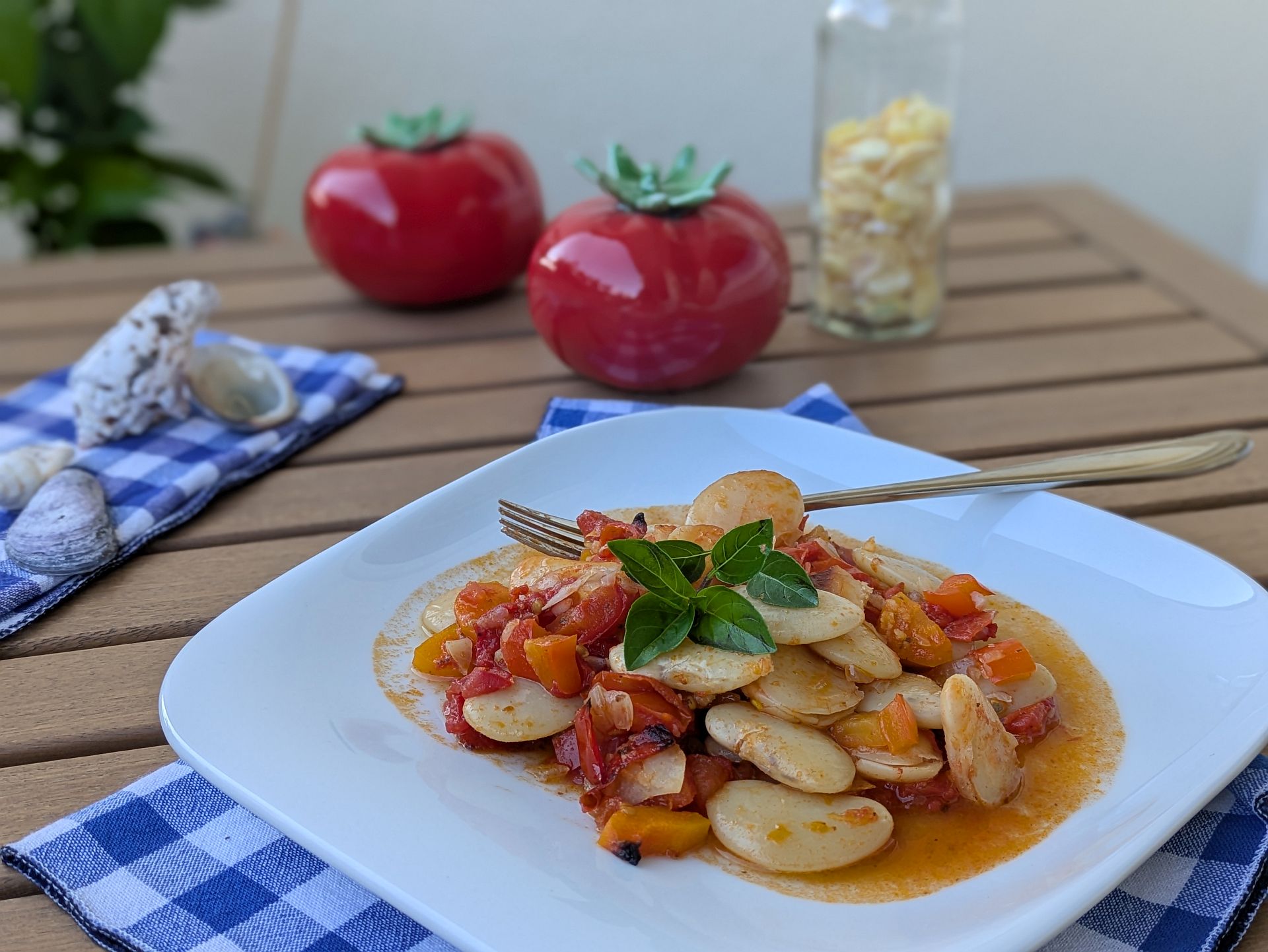 Gigantes - griechische Riesenbohnen mit Tomaten