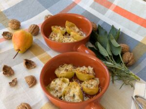 Conchiglioni Pasta gratiniert in Portionsformen