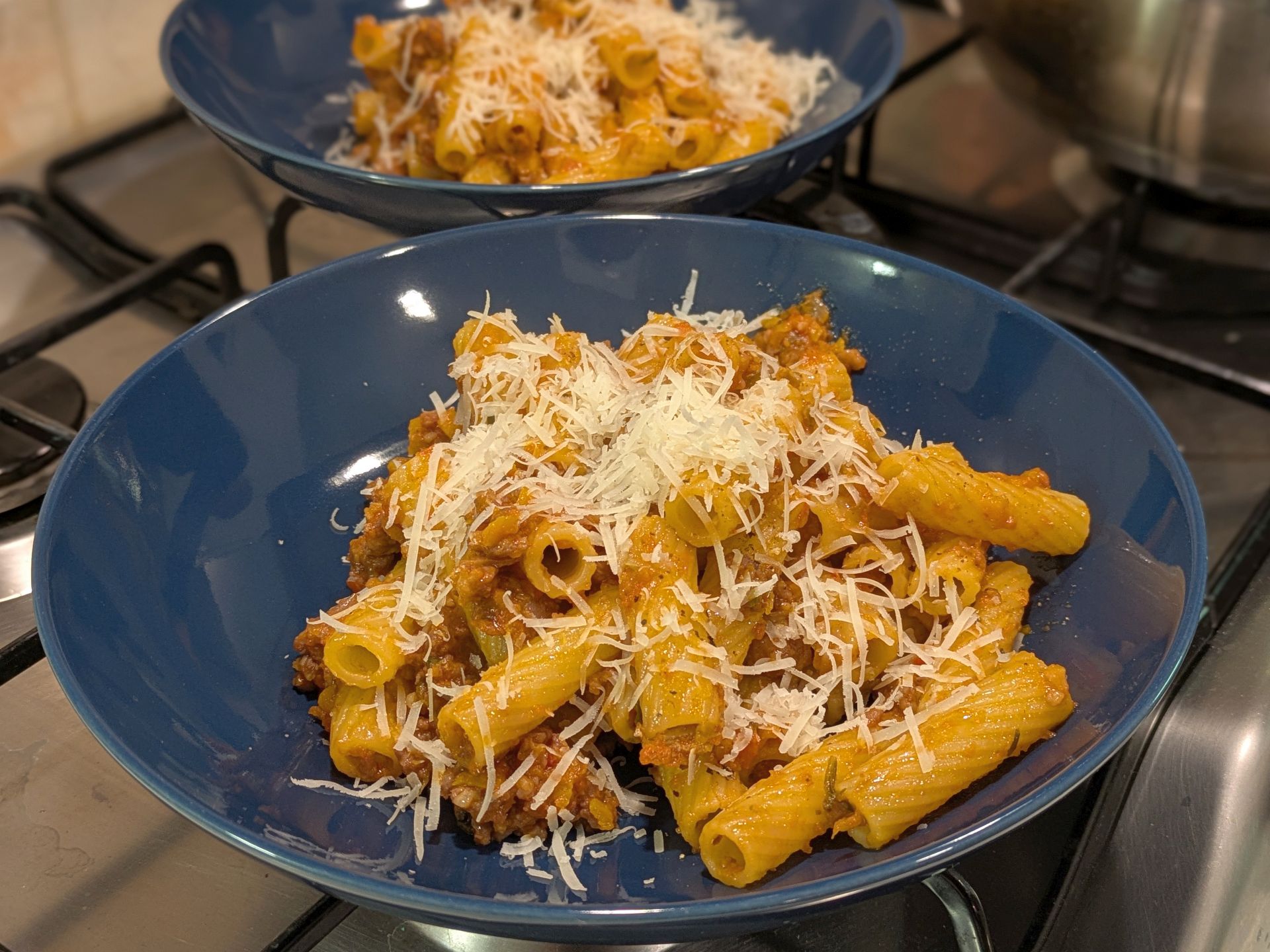 Tortiglioni mit Salsiccia