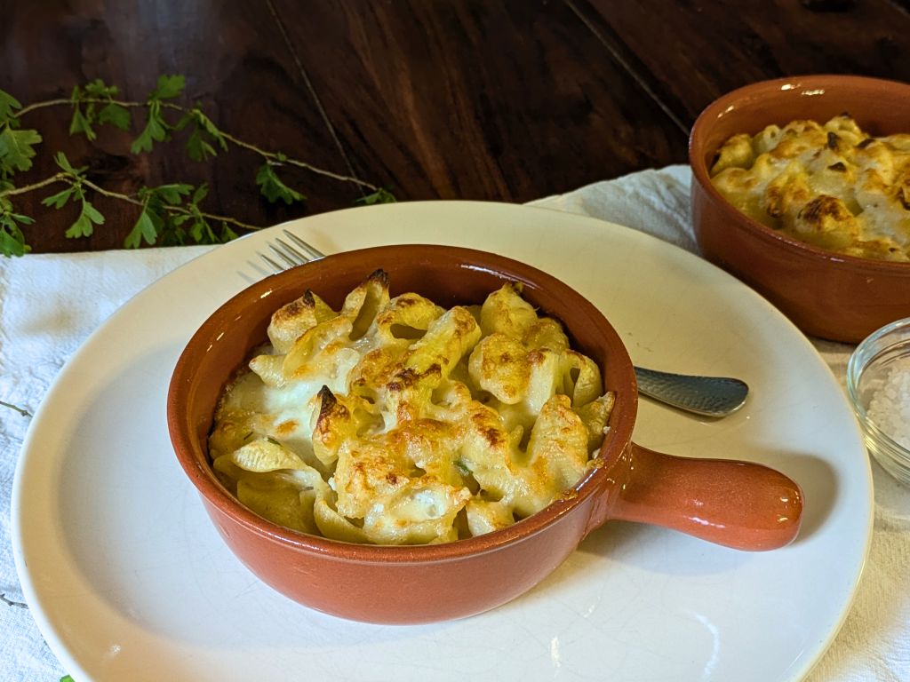 Conchiglie mit Spargel – überbacken