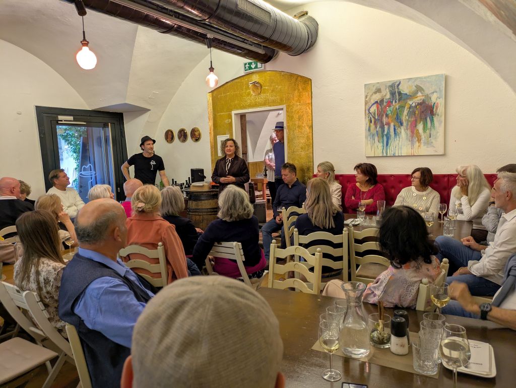 Lesung bei Zommstehn in Klagenfurt