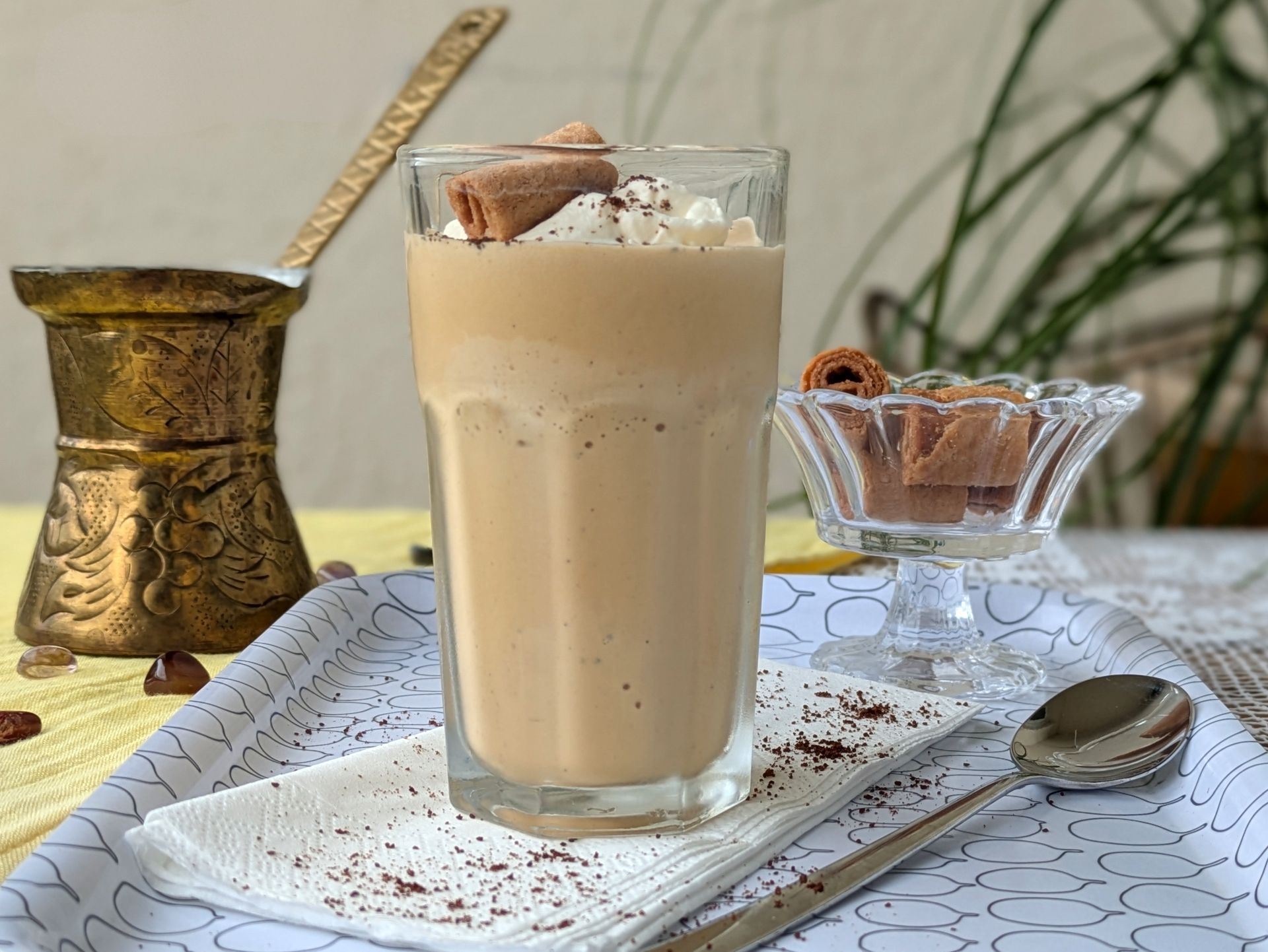 Gerührter Eiskaffee